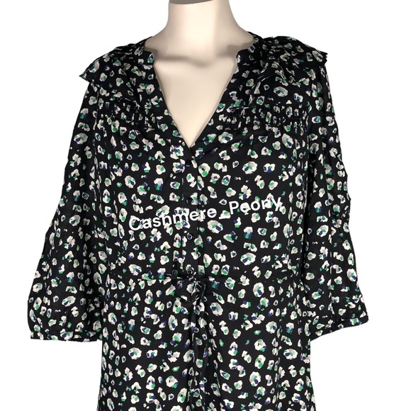 ba&sh Bowie Printed Midi Dress XS - Picture 3 of 12